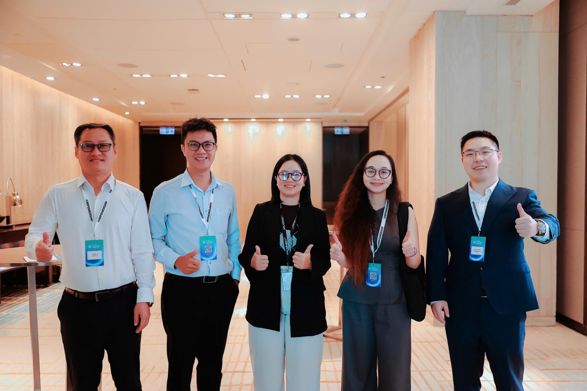 Solarvest Vietnam team at Vietnam Future Energy Summit 2025, Ho Chi Minh City